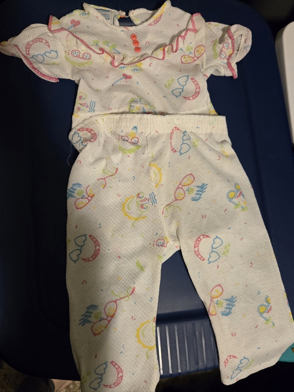Vintage JcPenney Girls 2 Piece Pj Set